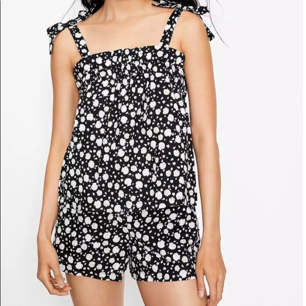 LOFT NWT Seashell Bow‎ Strap Pajama Shorts ONLY